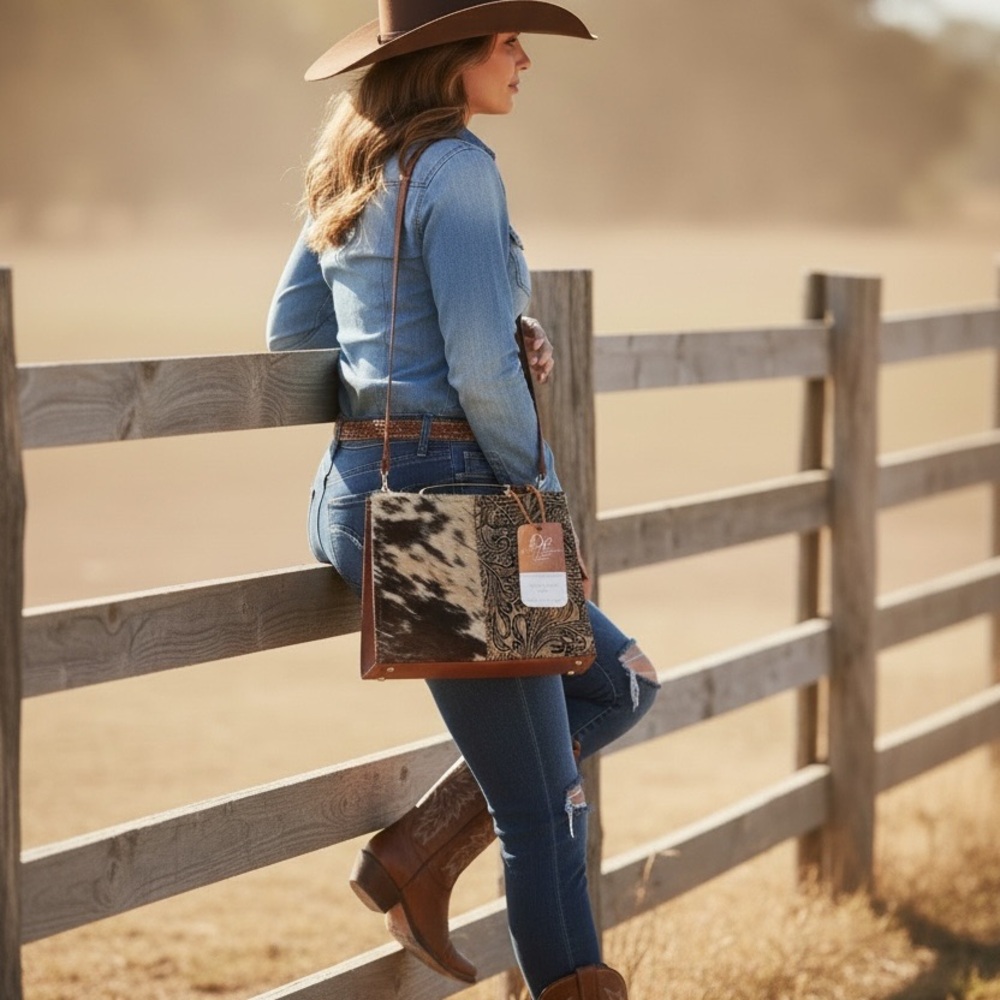 Animal Print and Patterned Handbag - Picture 5 of 5
